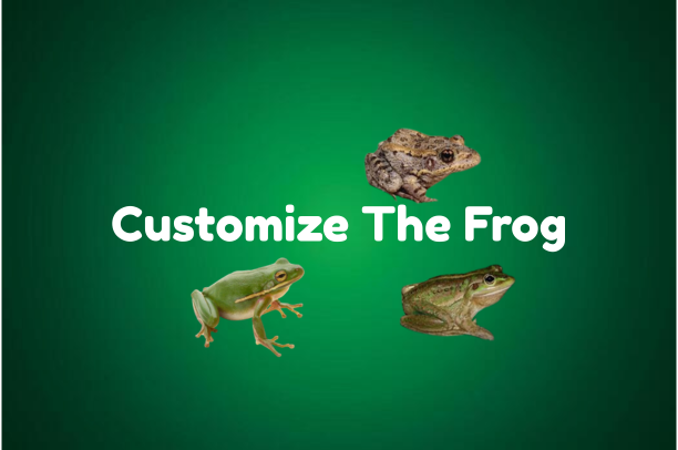 Customize The Frog
